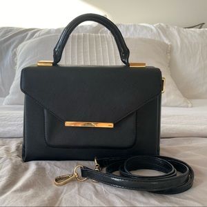 Black Ted Baker Crossbody Top Handle Handbag
